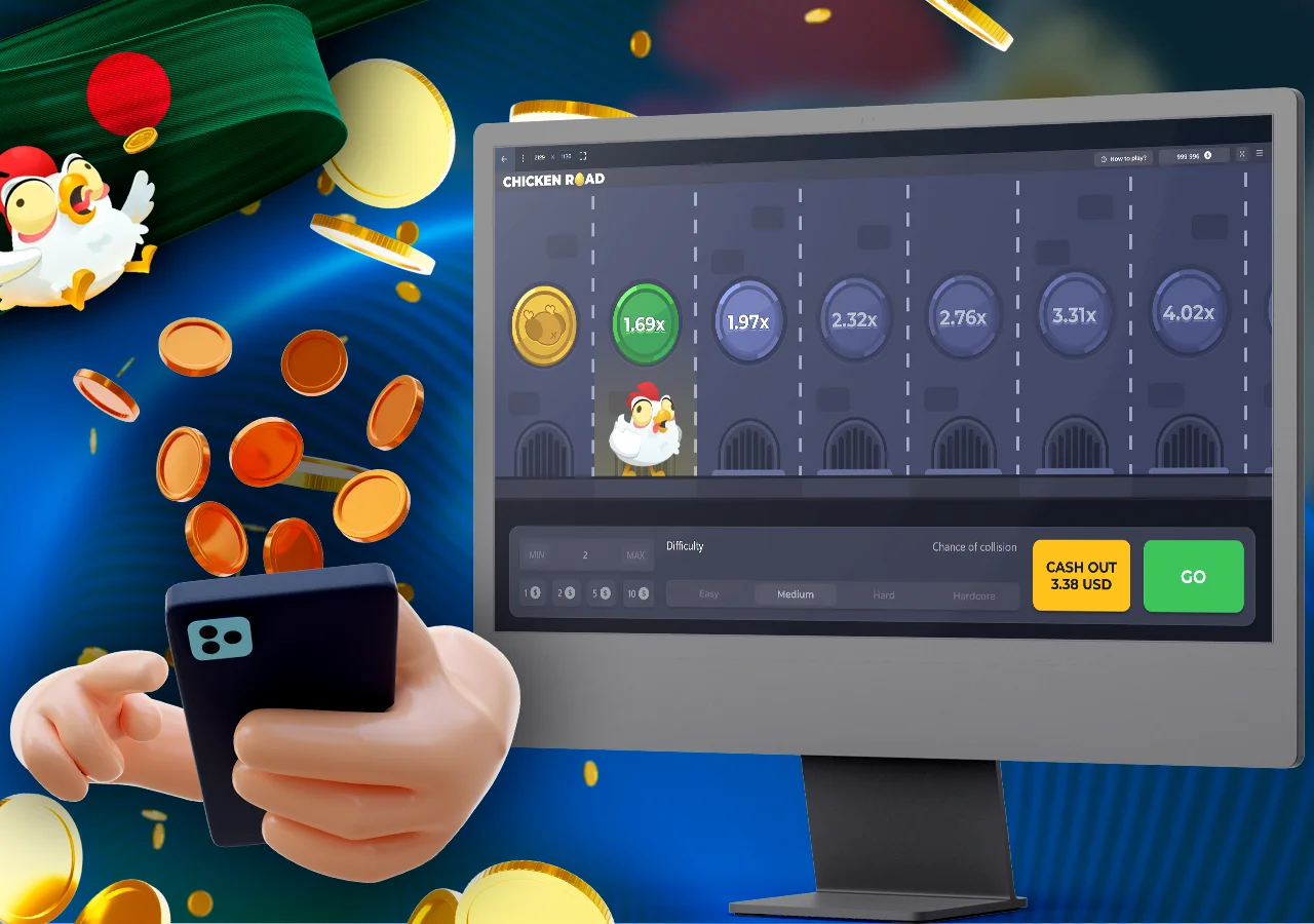 Experience the thrill of playing Chicken Road with real stakes